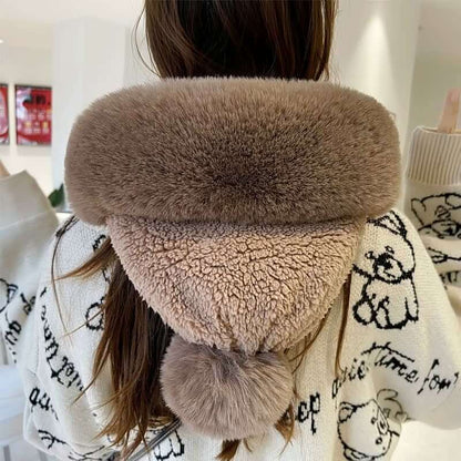 💟A Warm Gift 50% OFF - Women's Cycling Windproof Scarf Hat