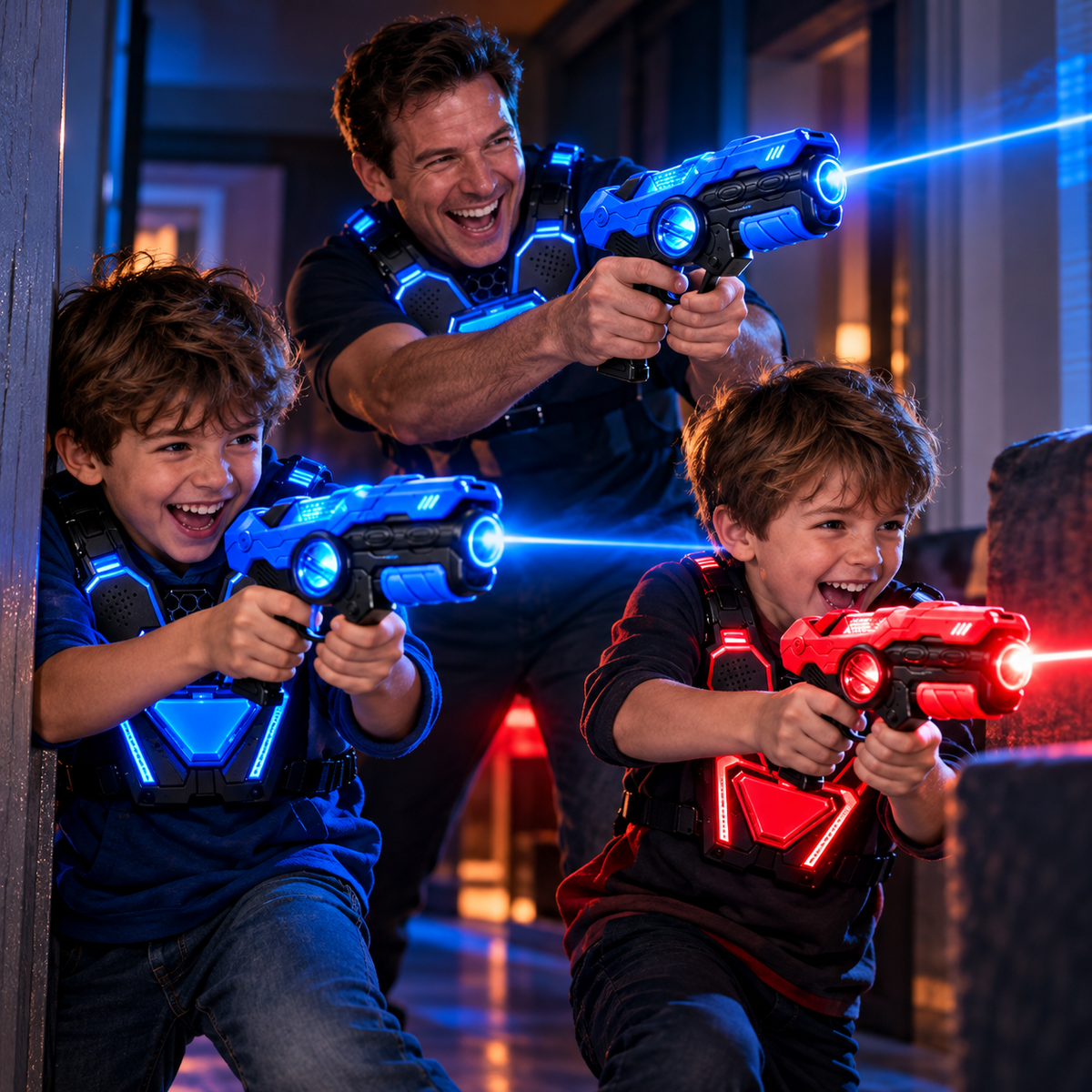 BlasterRush™  Interactive Laser Tag Set