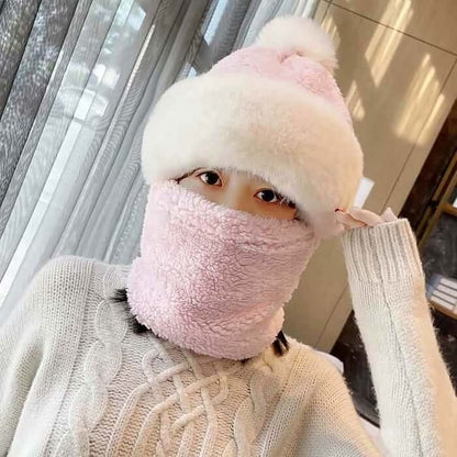 💟A Warm Gift 50% OFF - Women's Cycling Windproof Scarf Hat