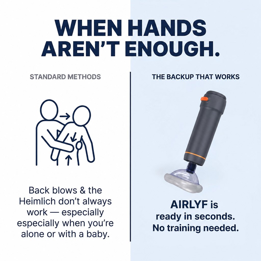 When back blows are not enough, AIRLYF™ Slim is the backup