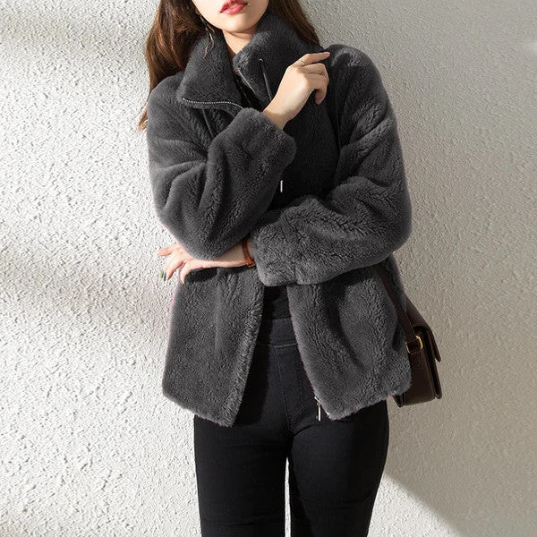 ❄Winter Sale 49%OFF❄Padded Coat Stand-collar Double-faced Fleece Jacket