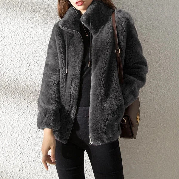 ❄Winter Sale 49%OFF❄Padded Coat Stand-collar Double-faced Fleece Jacket