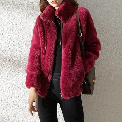 ❄Winter Sale 49%OFF❄Padded Coat Stand-collar Double-faced Fleece Jacket