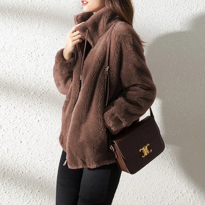 ❄Winter Sale 49%OFF❄Padded Coat Stand-collar Double-faced Fleece Jacket