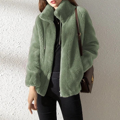❄Winter Sale 49%OFF❄Padded Coat Stand-collar Double-faced Fleece Jacket