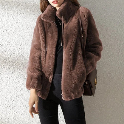 ❄Winter Sale 49%OFF❄Padded Coat Stand-collar Double-faced Fleece Jacket