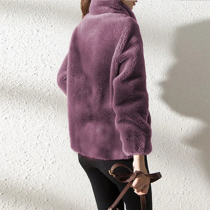 ❄Winter Sale 49%OFF❄Padded Coat Stand-collar Double-faced Fleece Jacket